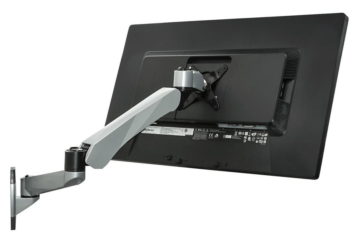 Monitor Mount - CLiX Series Full Motion Single Monitor Wall Mount with Gas Spring Arm - Mount-It! -