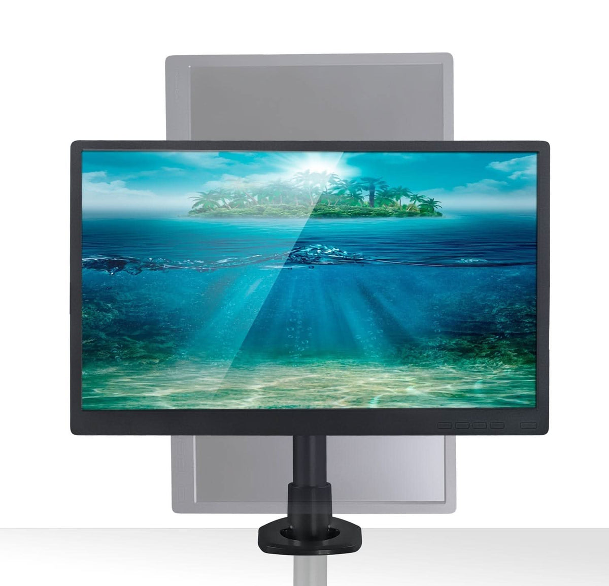 Monitor Table Compact Mount-It! Compact Single Monitor Desk Mount - Mount-It! for monitors up ...