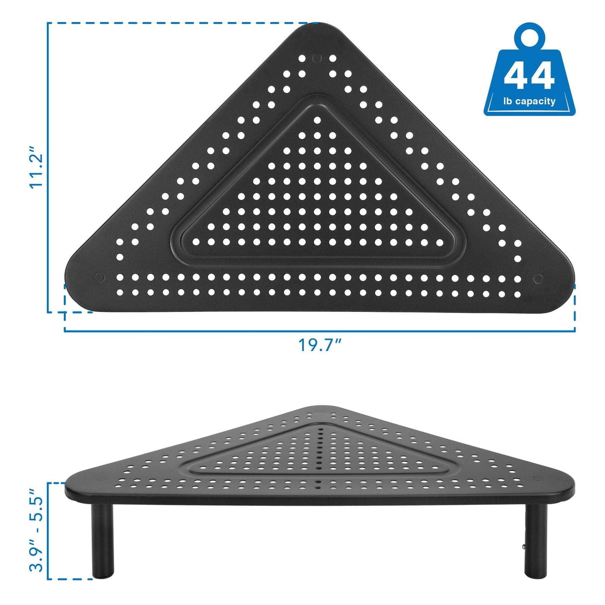 Monitor Risers - Corner Desk Monitor Stand - Mount-It! - MI-7362