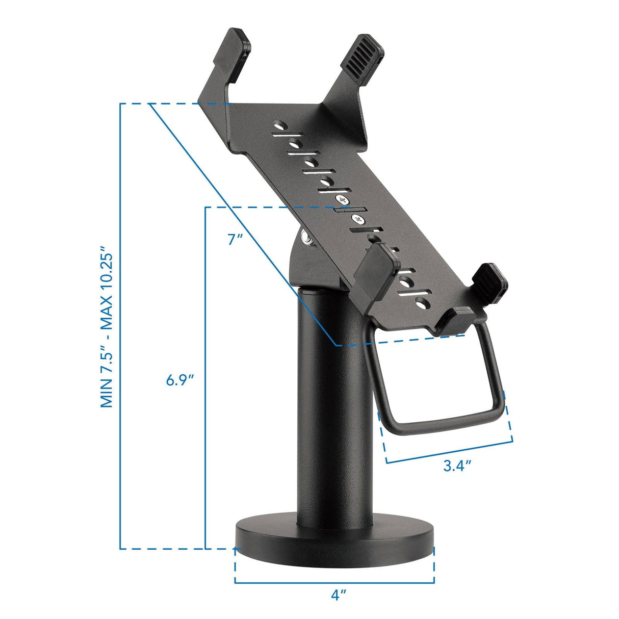 Monitor Mount - Credit Card POS Terminal Stand for VeriFone VX520 - Mount-It! - MI-3793