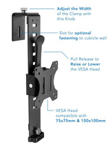 Monitor Mount - Cubicle Wall Monitor Mount - Mount-It! - MI-785