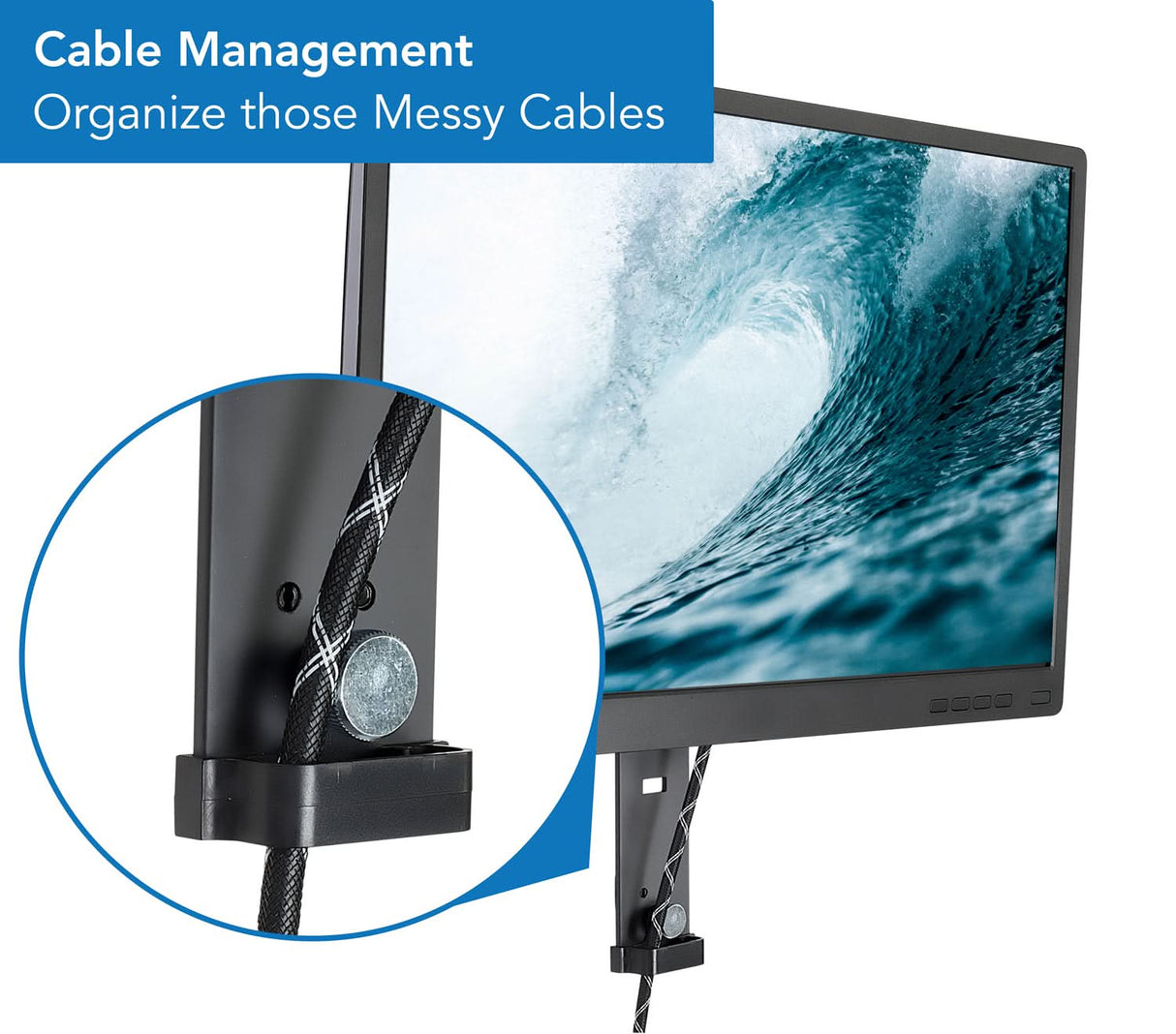 Monitor Mount - Cubicle Wall Monitor Mount - Mount-It! - MI-785