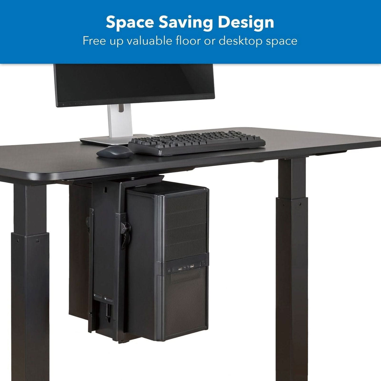 Mount-It! Deluxe CPU Mount with Sliding Track - Mount-It! | holds up to ...