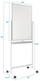 Dry Erase Boards - Double-Sided Mobile Whiteboard - Mount-It! - MI-10701