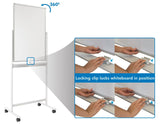 Dry Erase Boards - Double-Sided Mobile Whiteboard - Mount-It! - MI-10701