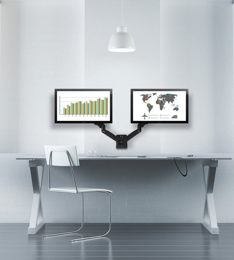 Dual Monitor Mounts & Arms | Desk Mount Solutions for 2 Screens – Mount-It!