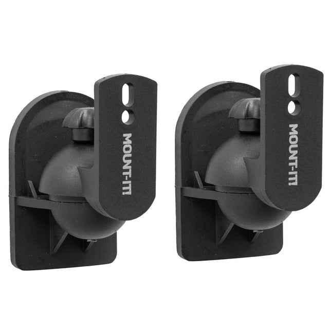 Speaker Mount - Dual Low Profile Universal Speaker Wall Mounts - Mount-It! - MI-SB28