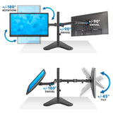 Monitor Stands - Dual Monitor Desk Stand - Mount-It! - MI-2781