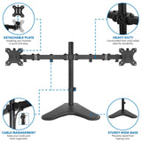 Monitor Stands - Dual Monitor Desk Stand - Mount-It! - MI-2781