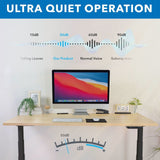 Desk Frame - Dual-Motor, 3-Stage Electric Standing Desk Frame - Mount-It! -