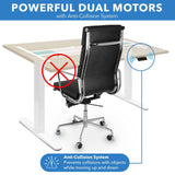 Standing Desk - Dual Motor Electric Standing Desk Base - Mount-It! -