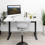 Standing Desk - Dual Motor Electric Standing Desk with 55" Tabletop - Black Base - Mount-It! -