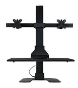 Desk Converters - Electric Sit-Stand Desk Converter for 2 Monitors - Mount-It! -