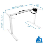 Desk Frame - Electric Sit-Stand Desk Frame - Mount-It! -