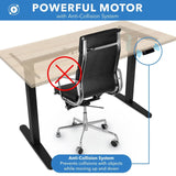 Standing Desk - Electric Standing Desk with 55" Tabletop - Black Base - Mount-It! -