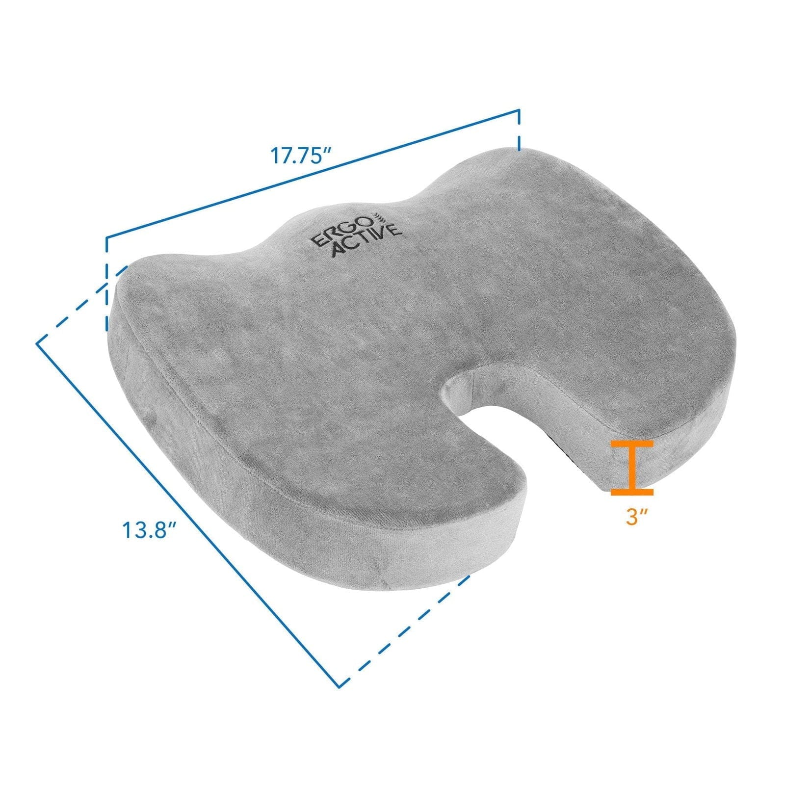kieba coccyx seat cushion cool gel memory foam
