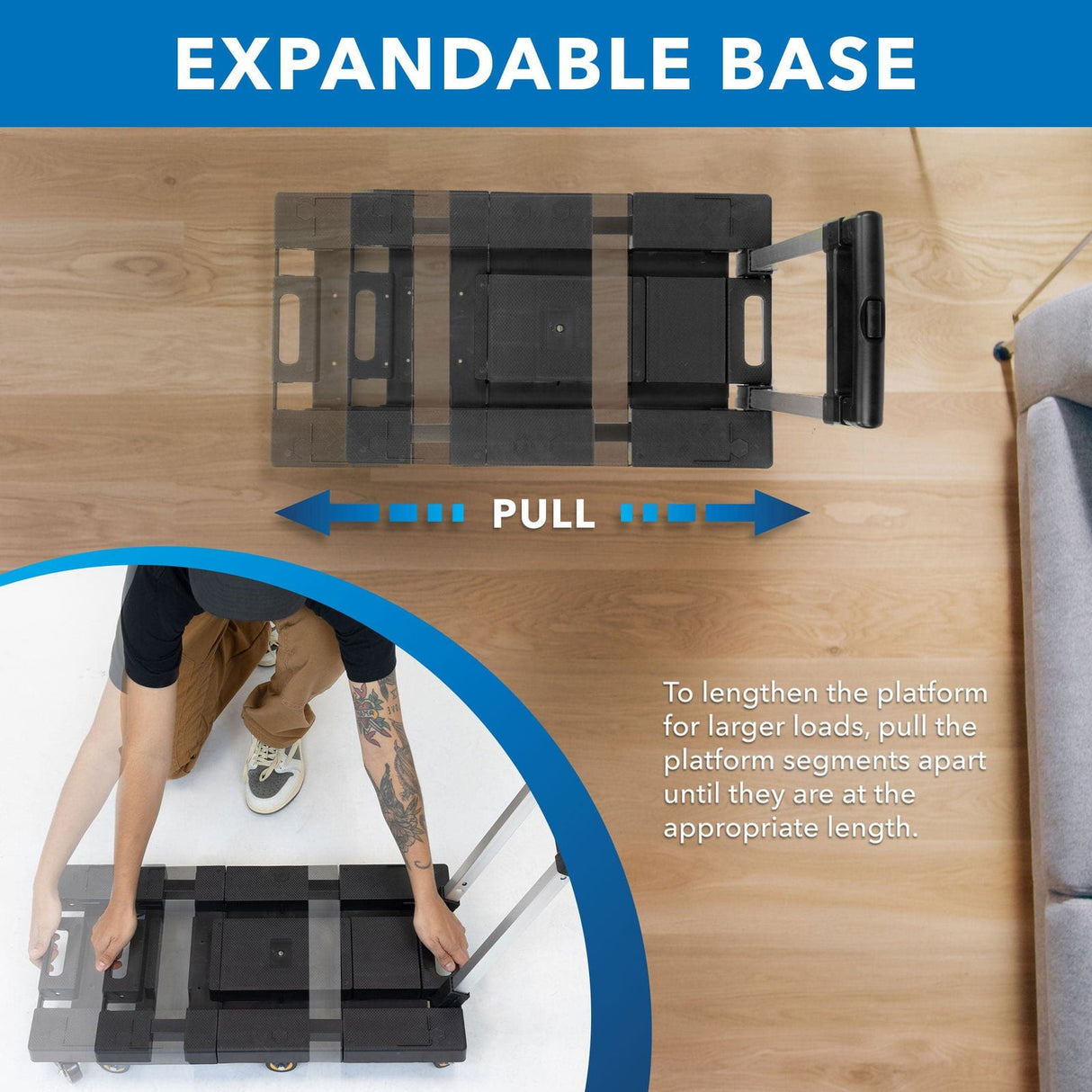 Hand Truck - Folding Hand Truck Dolly - Mount-It! - MI-954