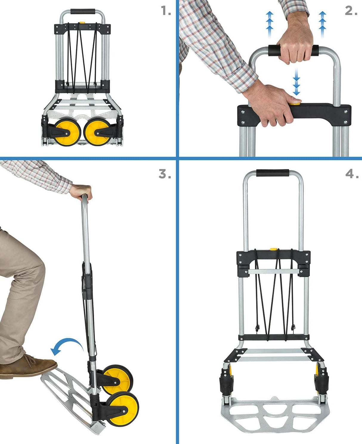 Hand Truck - Folding Hand Truck - Mount-It! - MI-902