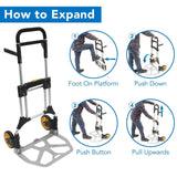 Hand Truck - Folding Hand Truck with 440 lb. Capacity - Mount-It! - MI-952