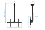 TV Mount - Full Motion Ceiling TV Mount - Mount-It! -