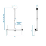 TV Mount - Full Motion Ceiling TV Mount - Mount-It! -