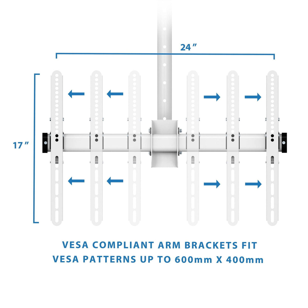 TV Mount - Full Motion Ceiling TV Mount - Mount-It! -