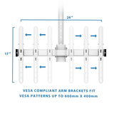 TV Mount - Full Motion Ceiling TV Mount - Mount-It! -