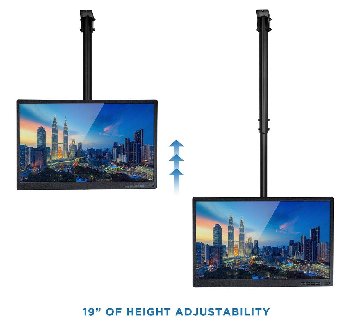 TV Mount - Full Motion Ceiling TV Mount with Long Extension - Mount-It! -