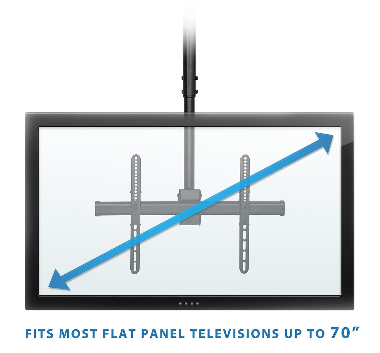 TV Mount - Full Motion Ceiling TV Mount with Long Extension - Mount-It! -