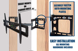 TV Mount - Full Motion Corner TV Mount - Mount-It! - MI-369B