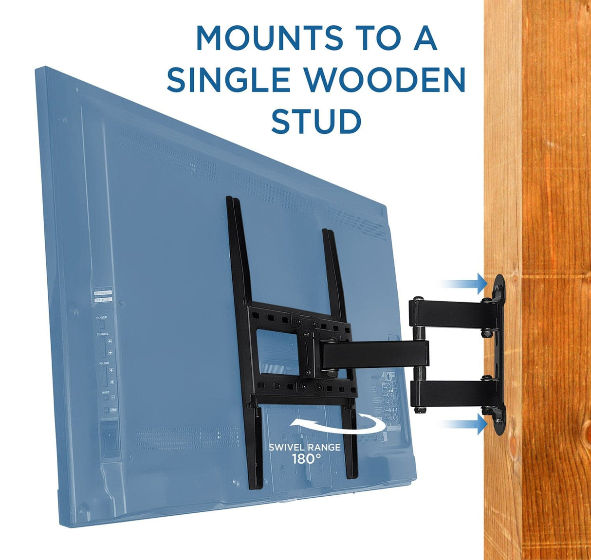 TV Mount - Full Motion Corner TV Wall Mount - Mount-It! - MI-4471