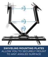 TV Mount - Full Motion Corner TV Wall Mount - Mount-It! - MI-4481