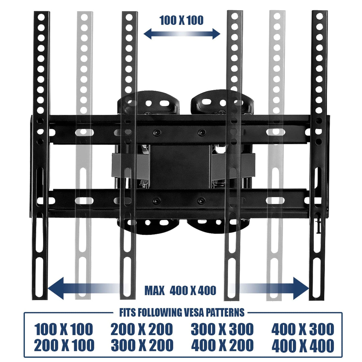 TV Mount - Full Motion Corner TV Wall Mount - Mount-It! - MI-4481