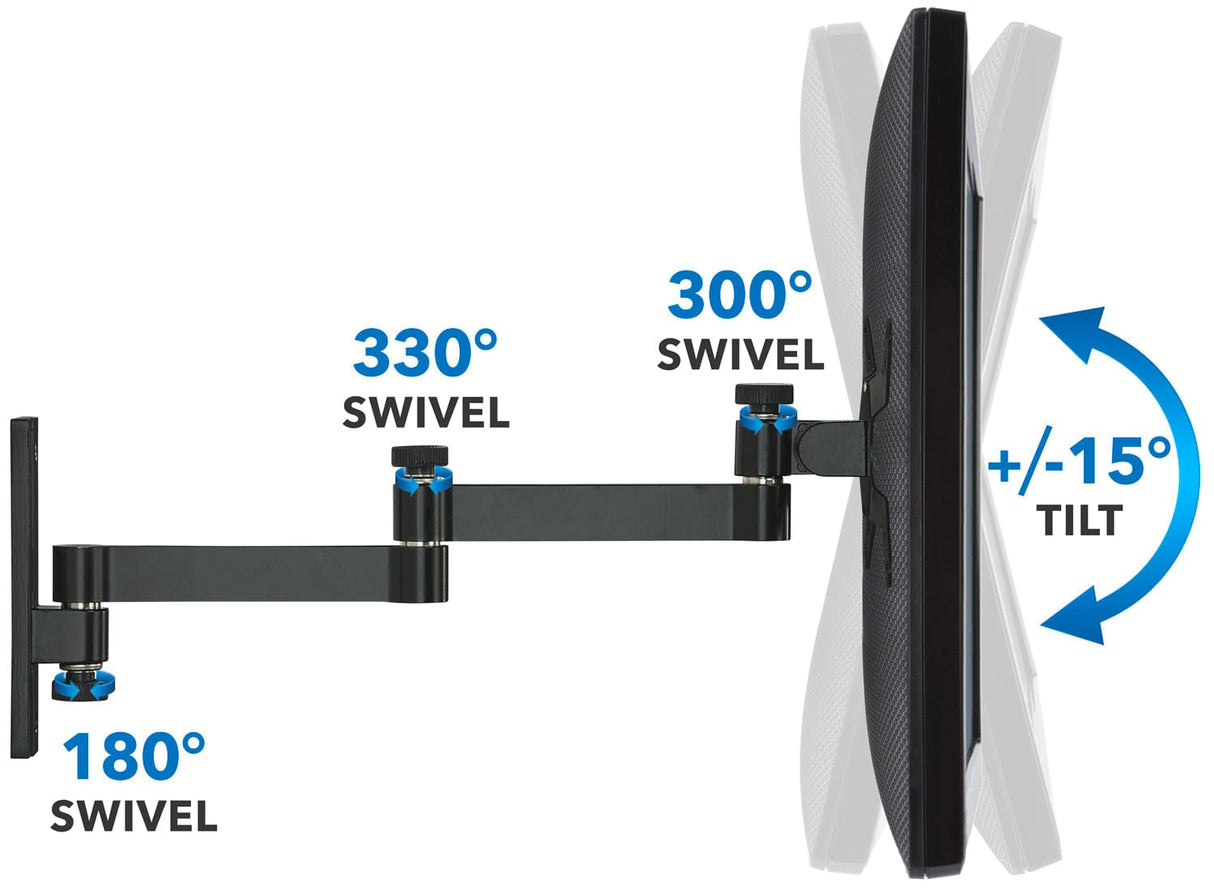 TV Mount - Full Motion Display Wall Mount - Mount-It! - MI-404