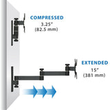 TV Mount - Full Motion Display Wall Mount - Mount-It! - MI-404