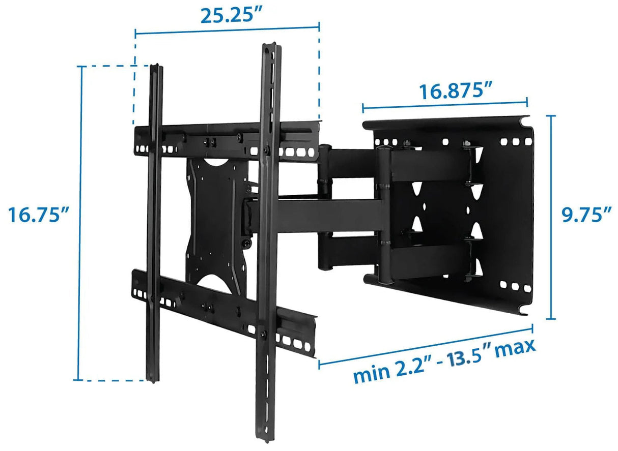 TV Mount - Full Motion Large TV Wall Mount with Extension - Mount-It! - MI-385