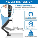 Laptop Mount - Full Motion Monitor and Laptop Mount - Mount-It! - MI-6352LTMN