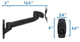 Monitor Mount - Full Motion Monitor Wall Mount - Mount-It! -