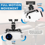 Projector Mount - Full Motion Projector Wall & Ceiling Mount - Mount-It! -