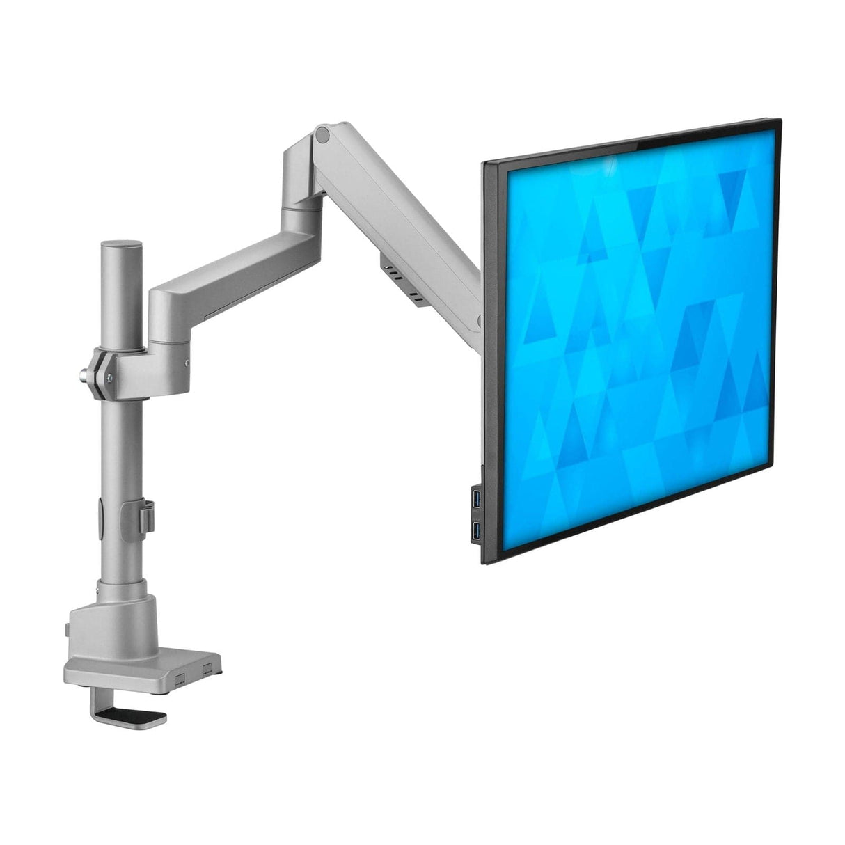 Monitor Mount - Full Motion Single Monitor Desk Mount, Height Adjustable with Gas Spring Arm - Mount-It! - MI-6771