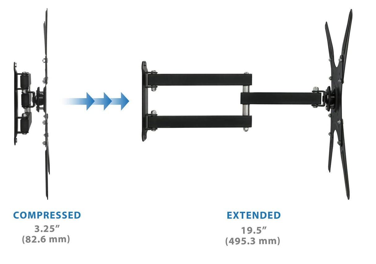 TV Mount - Full Motion Swivel Bracket TV Wall Mount - Mount-It! - MI-2065L