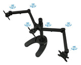 Monitor Stands - Full Motion Triple Monitor Desk Stand - Mount-It! - MI-789