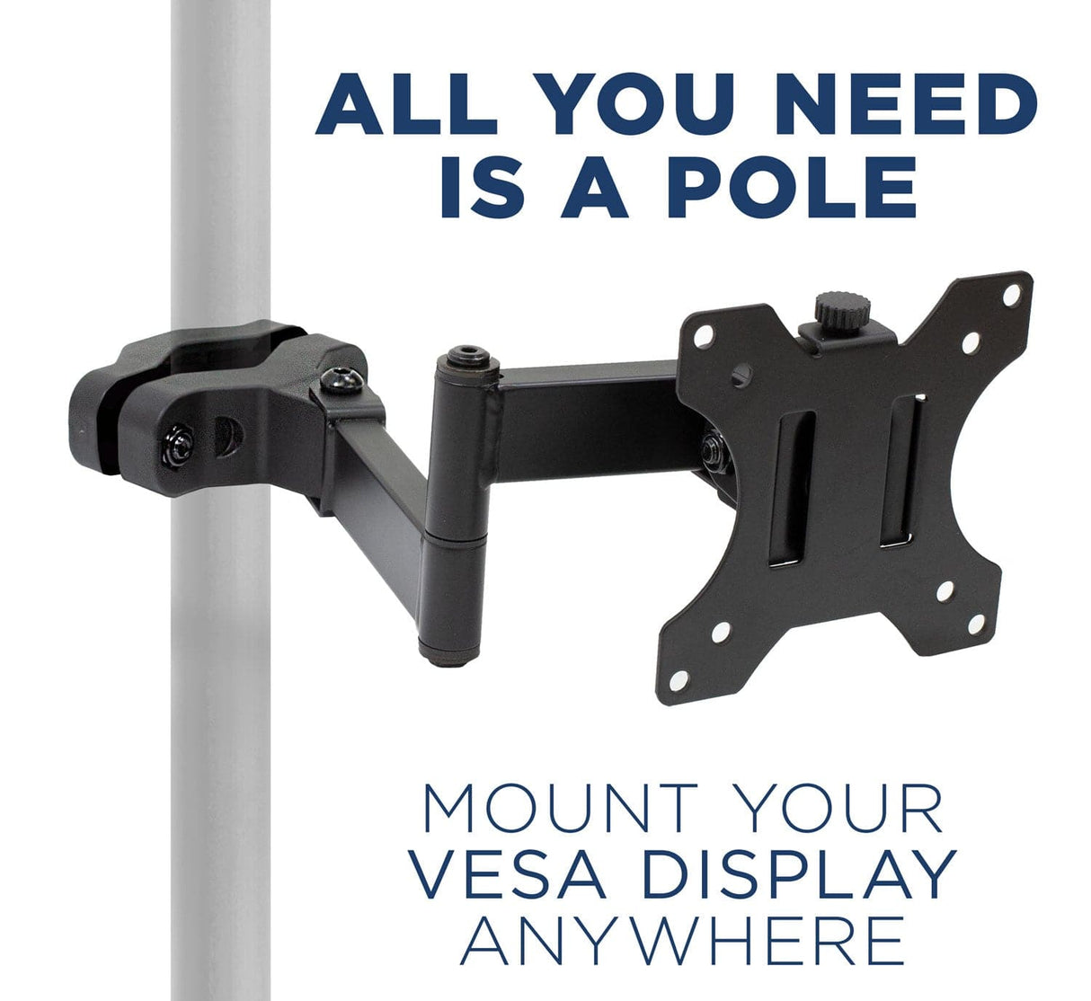 TV Mount - Full Motion TV and Monitor Truss/Pole Mount - Mount-It! - MI-391