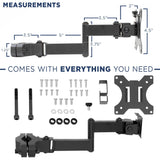 TV Mount - Full Motion TV and Monitor Truss/Pole Mount - Mount-It! - MI-391