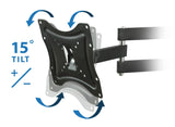 TV Mount - Full Motion TV Wall Mount - Mount-It! - MI-2041L