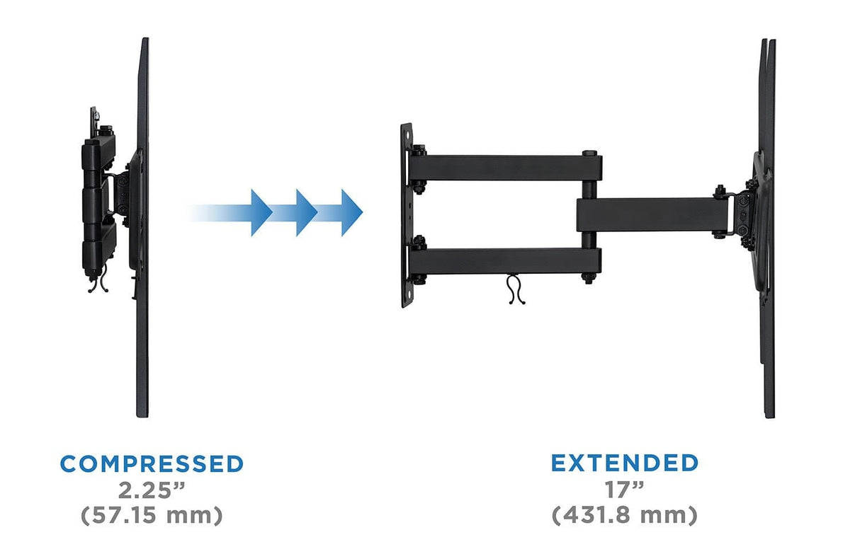 TV Mount - Full Motion TV Wall Mount - Mount-It! - MI-3991L