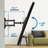 TV Mount - Full Motion TV Wall Mount - Mount-It! - MI-4110