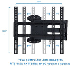 TV Mount - Full Motion TV Wall Mount with Articulating Arm - Mount-It! - MI-3991XL