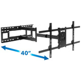 TV Mount - Full Motion TV Wall Mount with Extra Long Extension - Mount-It! - MI-372