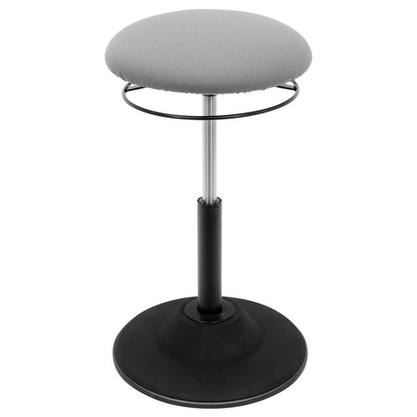 Grey Desk Accessories - Height Adjustable Standing Desk Stool - Mount-It! - MI-932